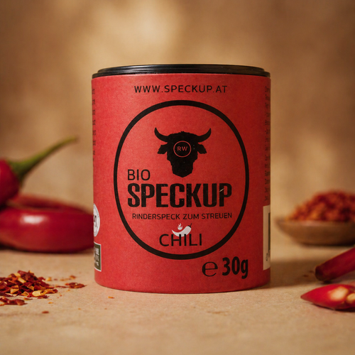 Speckup Chili 30g Chili Speck Gewürz aus Bio Rinderspeck mit rauchiger Schärfe
