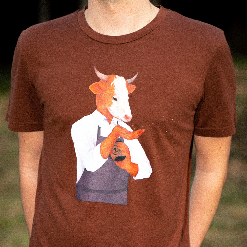 Speckup T-Shirt braun Unisex